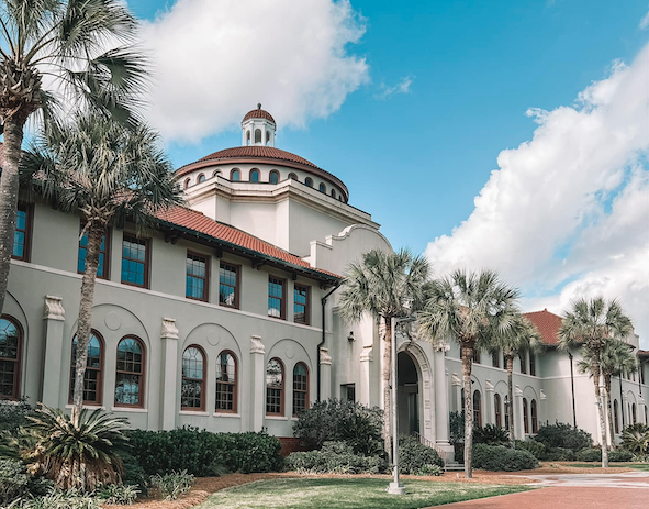 Visit Valdosta State University West Hall on the Valdosta walking tour